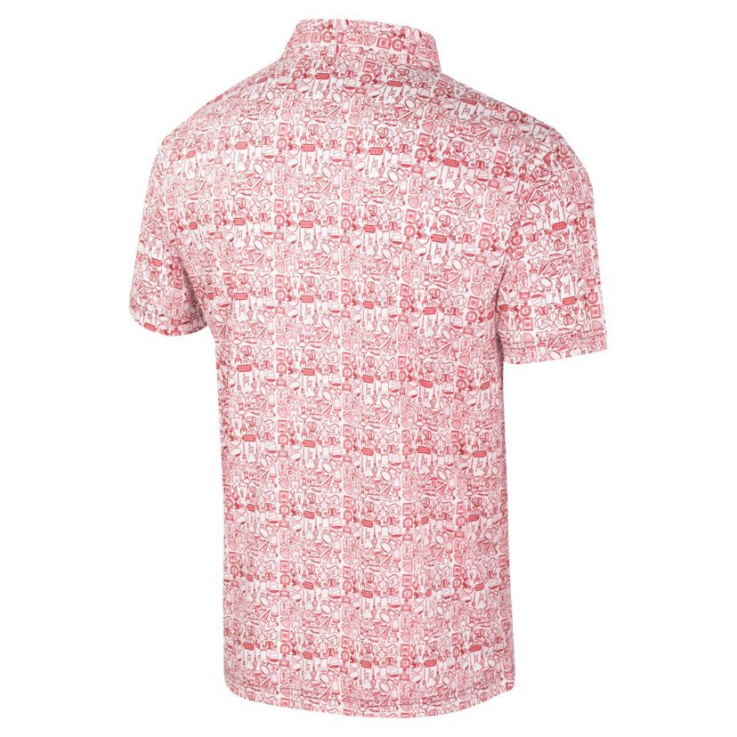 NCAA Nebraska Huskers Its Time! Allover Print Polo