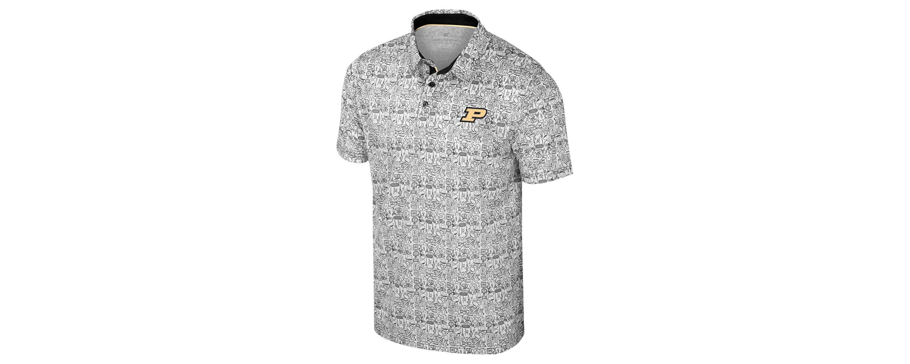 NCAA Purdue Boilermakers Its Time! Allover Print Polo