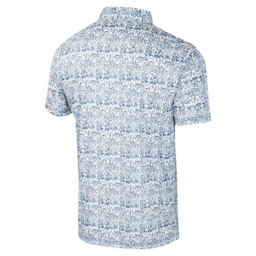 NCAA West Virginia Mountaineers Its Time! Allover Print Polo