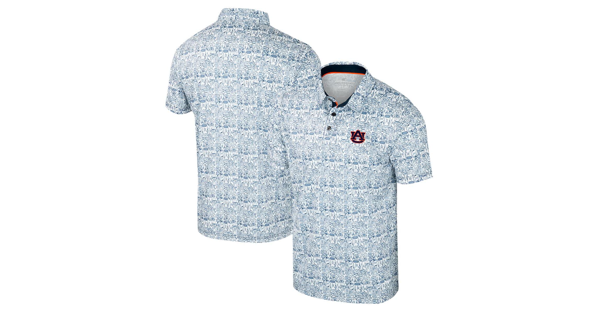 NCAA Auburn Tigers Its Time! Allover Print Polo