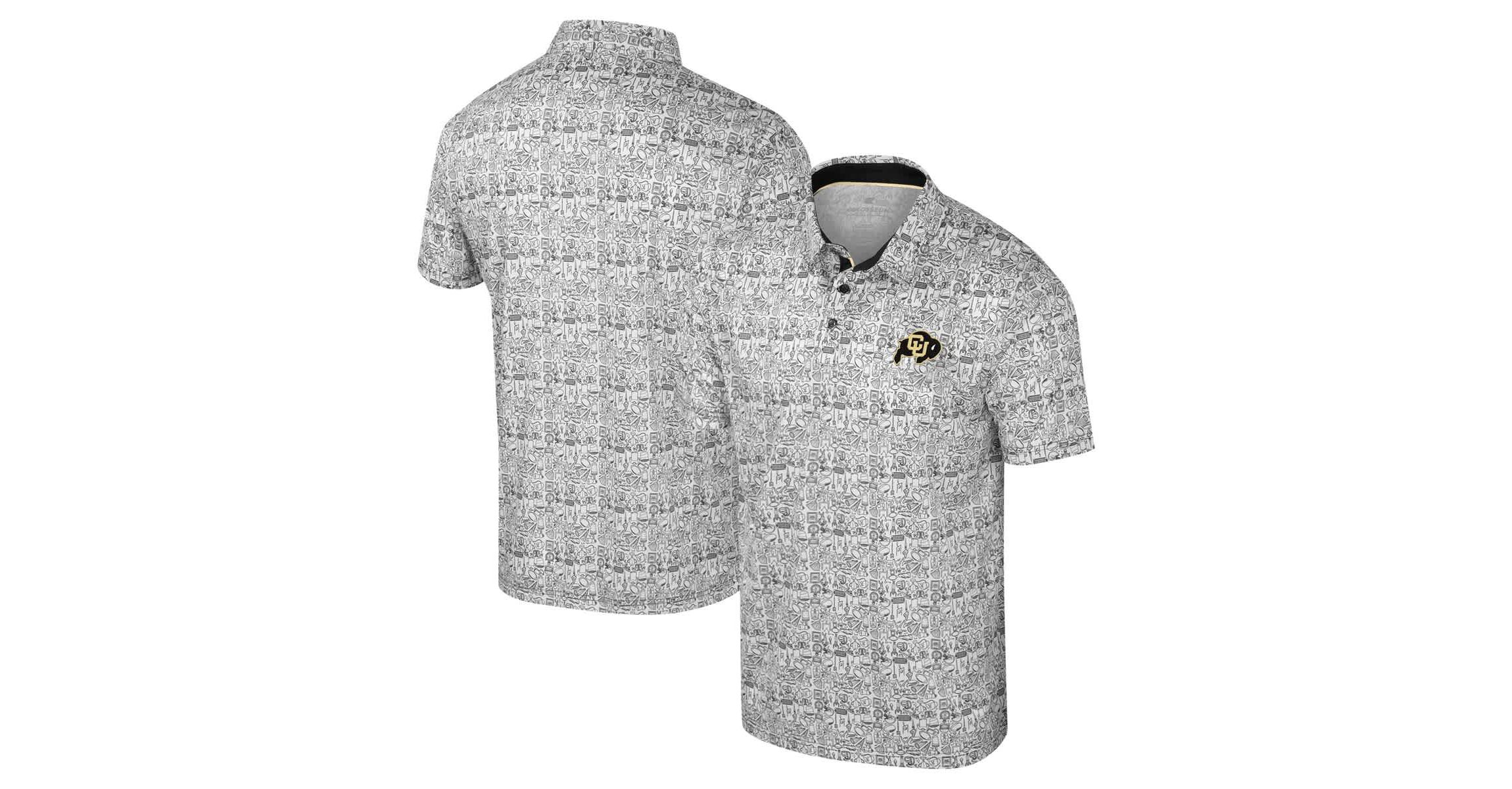 NCAA Colorado Buffaloes Its Time! Allover Print Polo