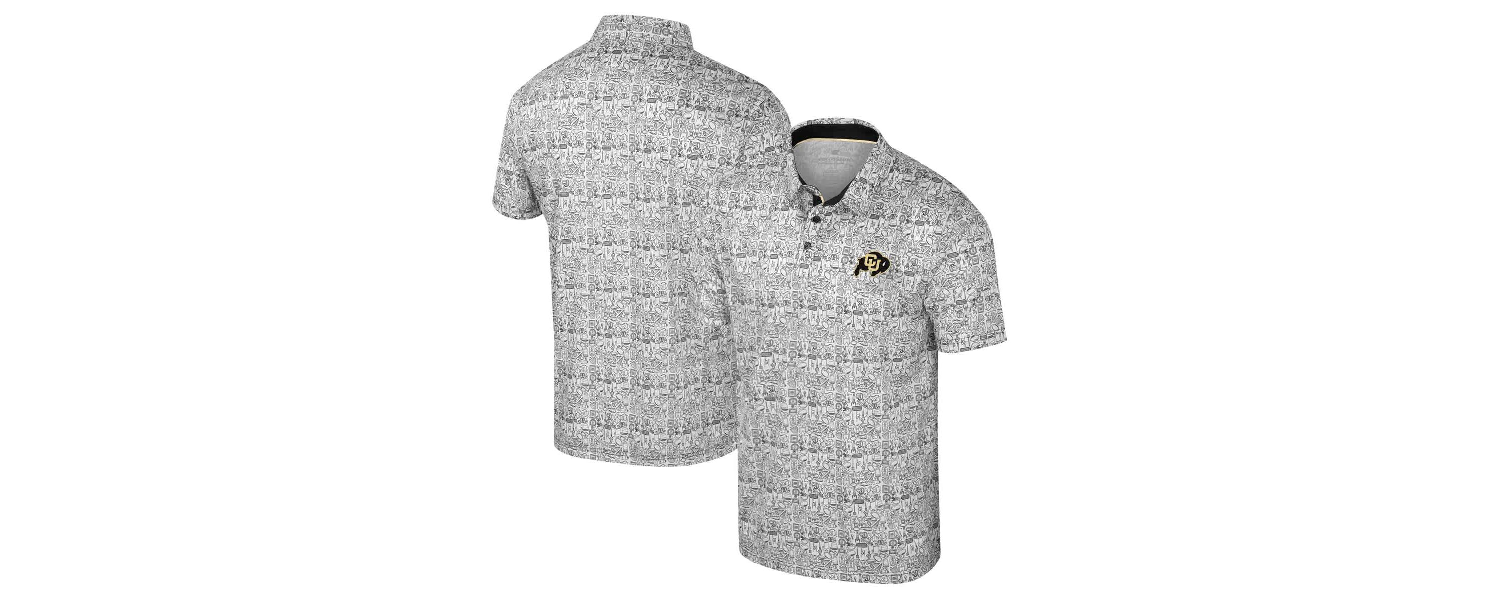 NCAA Colorado Buffaloes Its Time! Allover Print Polo