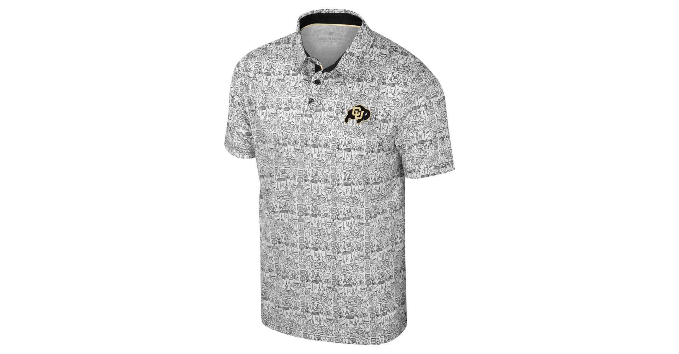 NCAA Colorado Buffaloes Its Time! Allover Print Polo
