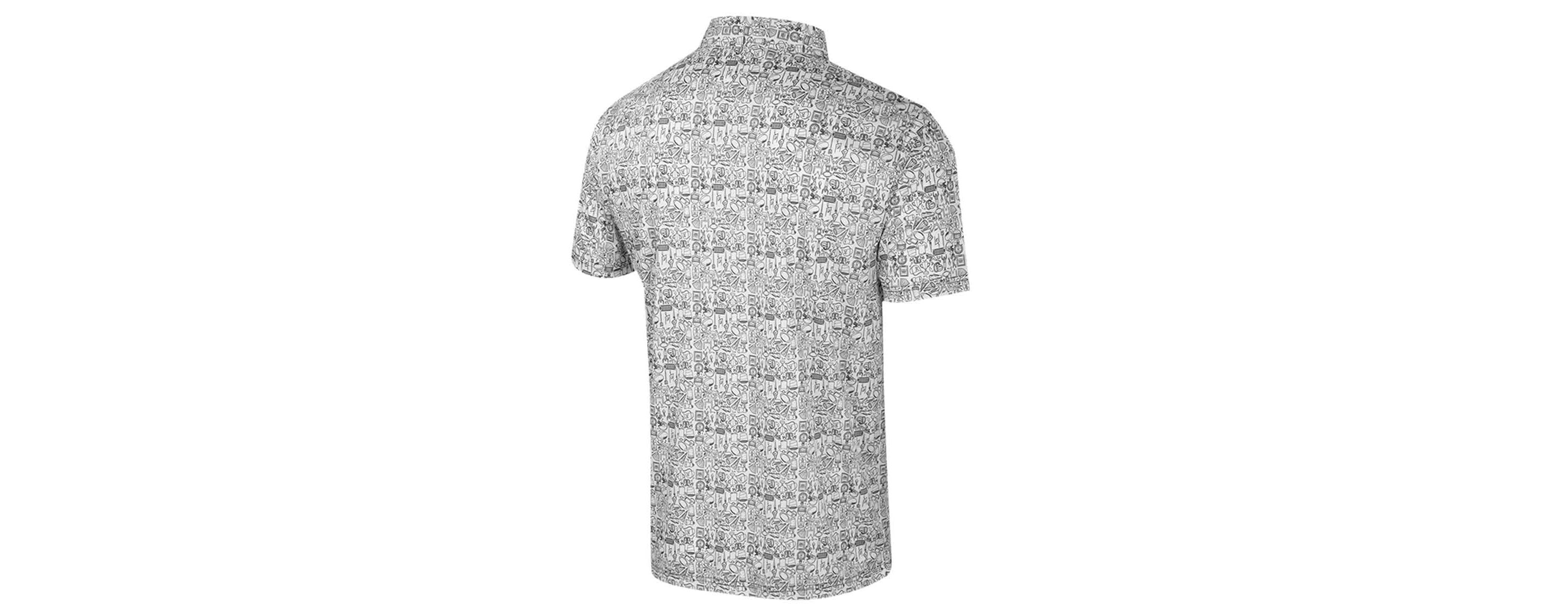 Alabama Crimson Tide NCAA Alabama Tide Its Time! Allover Print Polo