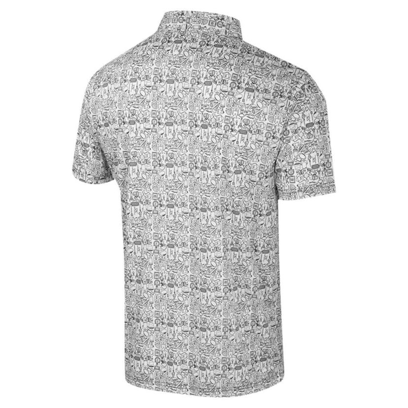 Alabama Crimson Tide NCAA Alabama Tide Its Time! Allover Print Polo