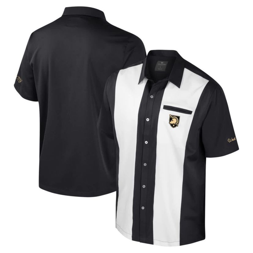 Army Black Knights NCAA Army Knights Strike Bowling Button-Up Shirt