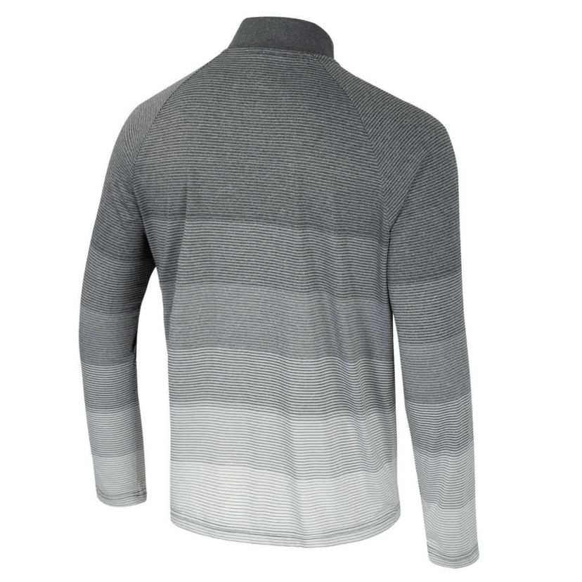 NCAA Indiana Hoosiers AI Striped Mesh Quarter-Zip Raglan Windshirt