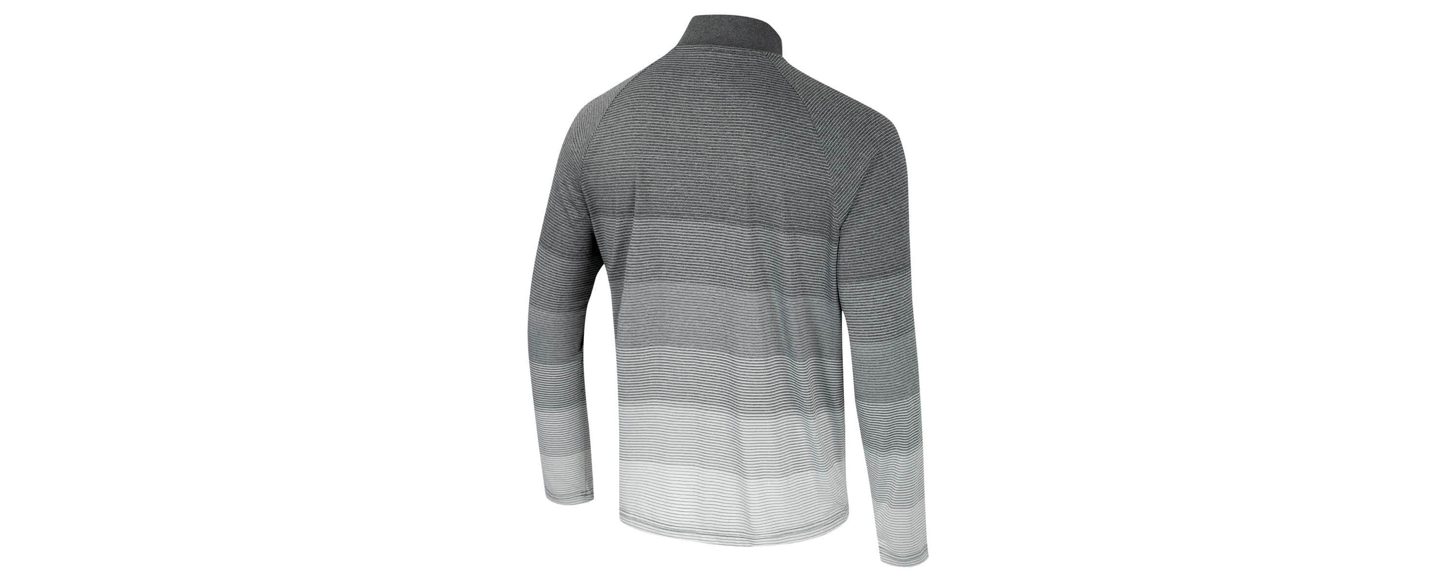 NCAA LSU Tigers AI Striped Mesh Quarter-Zip Raglan Windshirt