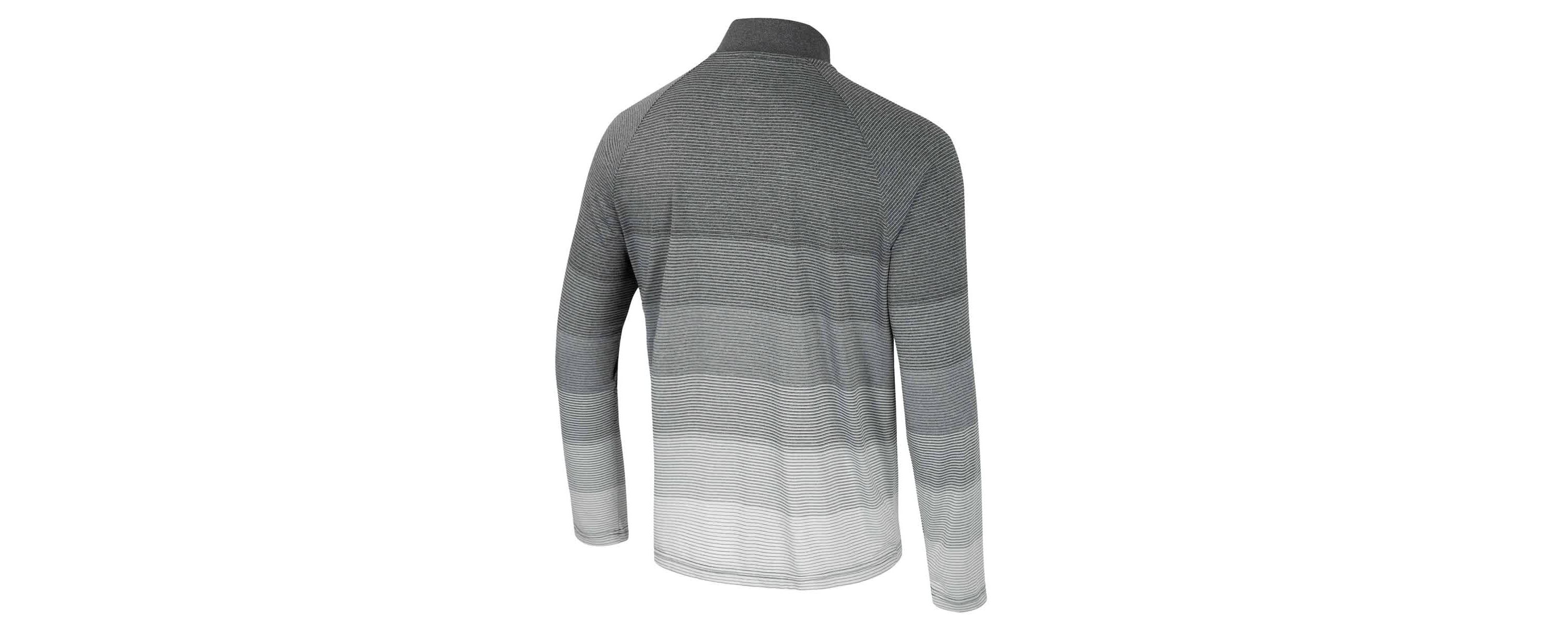 NCAA Nebraska Huskers AI Striped Mesh Quarter-Zip Raglan Windshirt