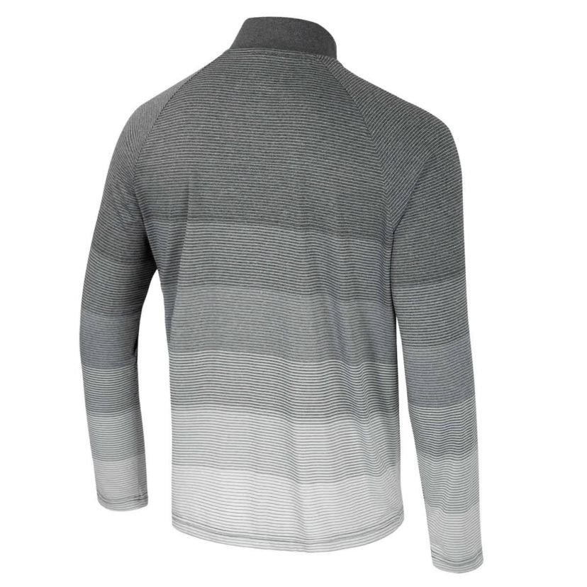 NCAA Nebraska Huskers AI Striped Mesh Quarter-Zip Raglan Windshirt