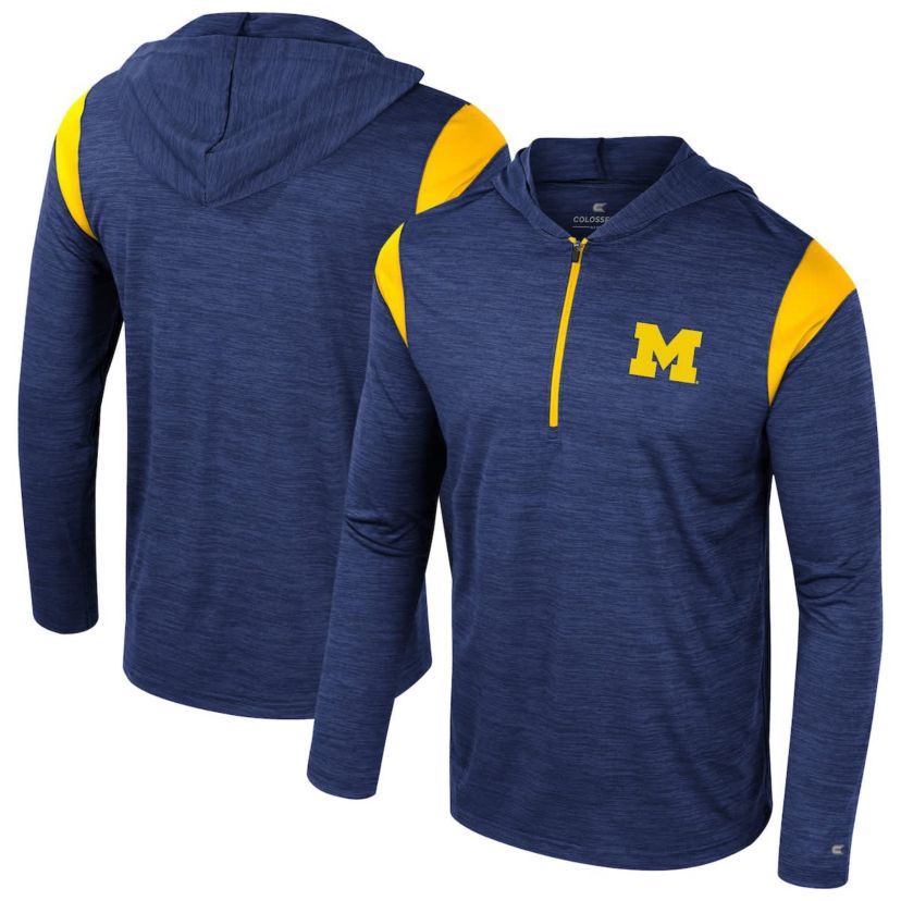 NCAA Michigan Wolverines Dozer Half-Zip Windshirt