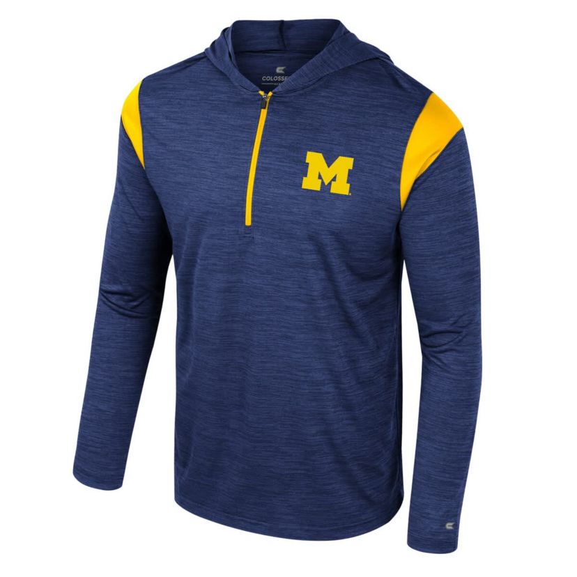 NCAA Michigan Wolverines Dozer Half-Zip Windshirt
