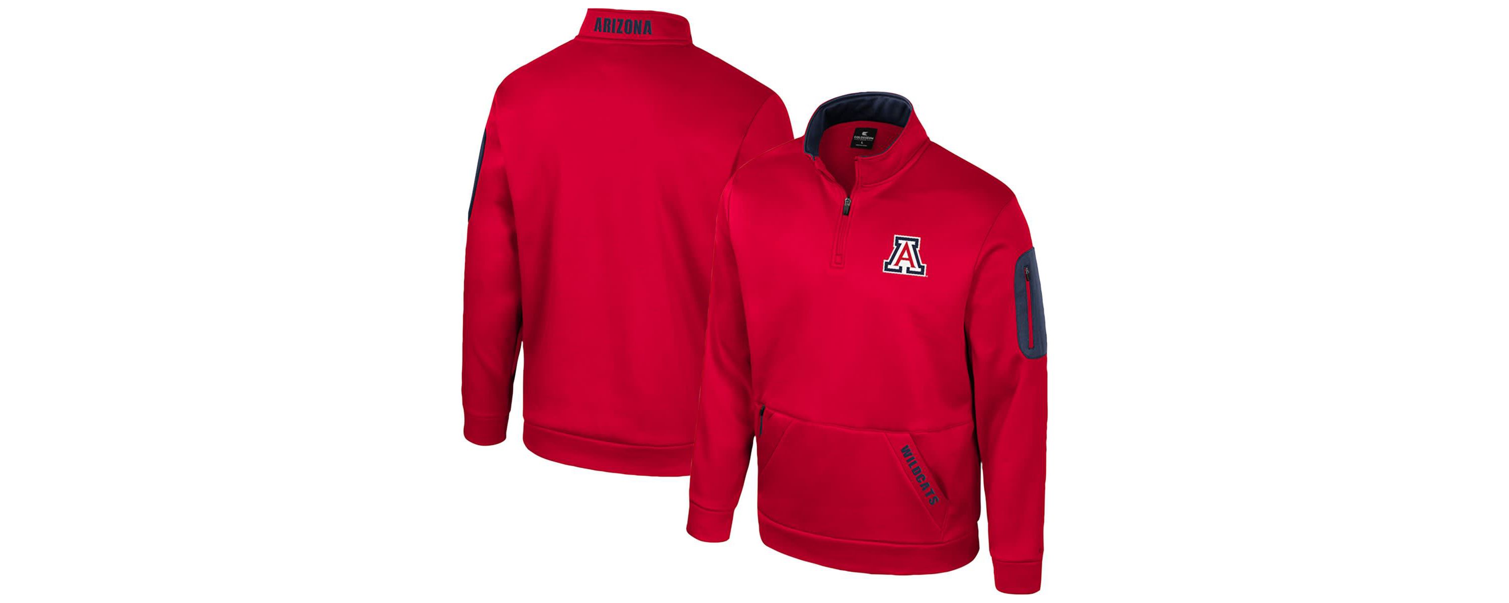 NCAA Arizona Wildcats Mainframe Quarter-Zip Fleece Jacket