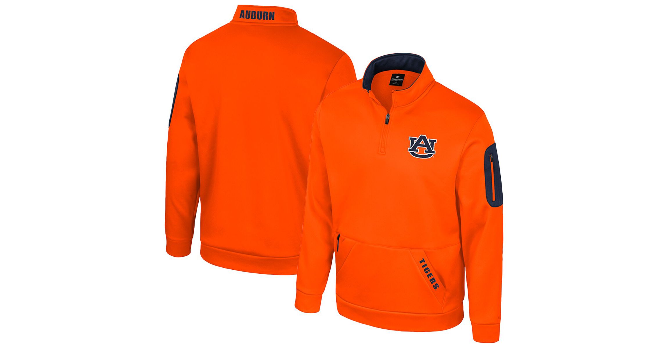 NCAA Auburn Tigers Mainframe Quarter-Zip Fleece Jacket