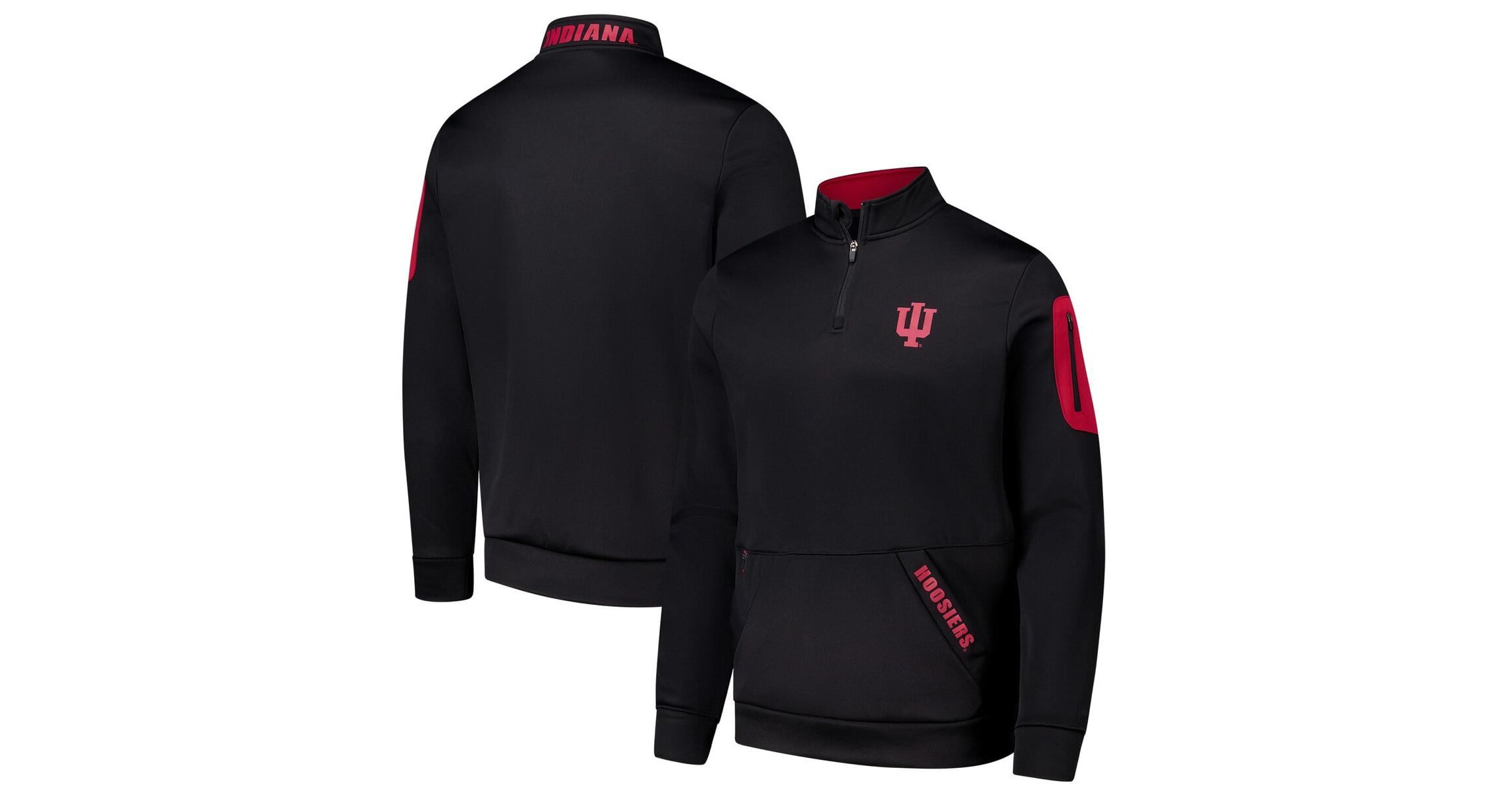 NCAA Indiana Hoosiers Mainframe Quarter-Zip Fleece Jacket