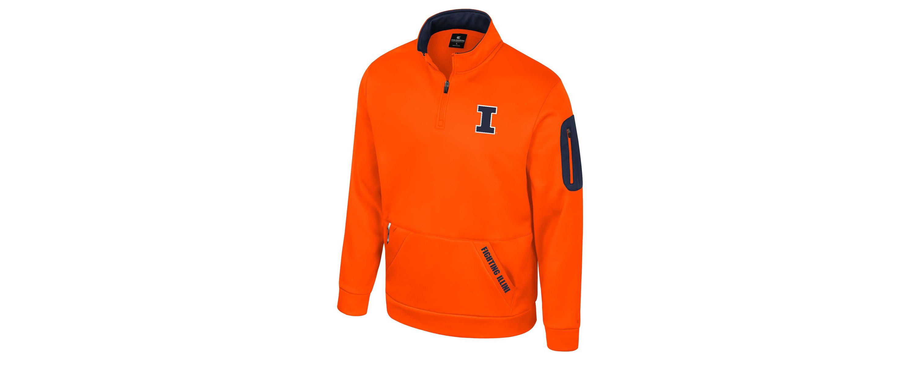 NCAA Illinois Fighting Illini Mainframe Quarter-Zip Fleece Jacket