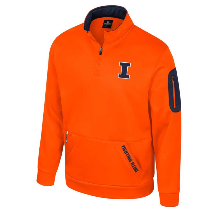 NCAA Illinois Fighting Illini Mainframe Quarter-Zip Fleece Jacket