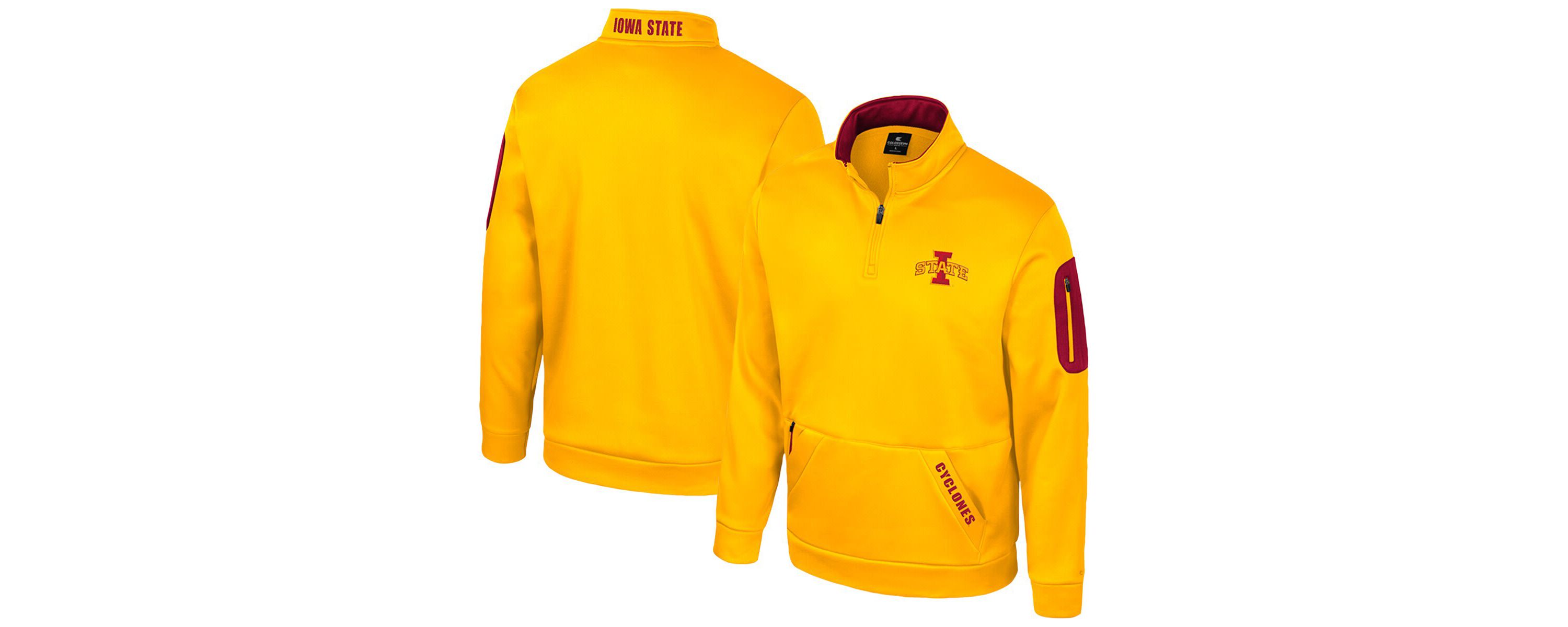 NCAA Iowa State Cyclones Mainframe Quarter-Zip Fleece Jacket