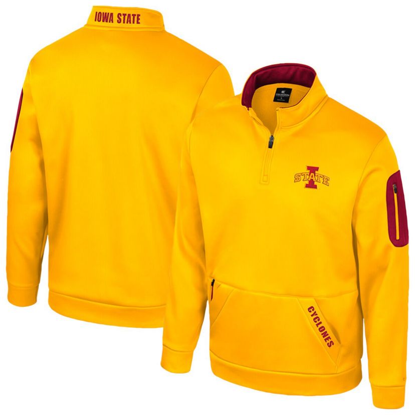 NCAA Iowa State Cyclones Mainframe Quarter-Zip Fleece Jacket