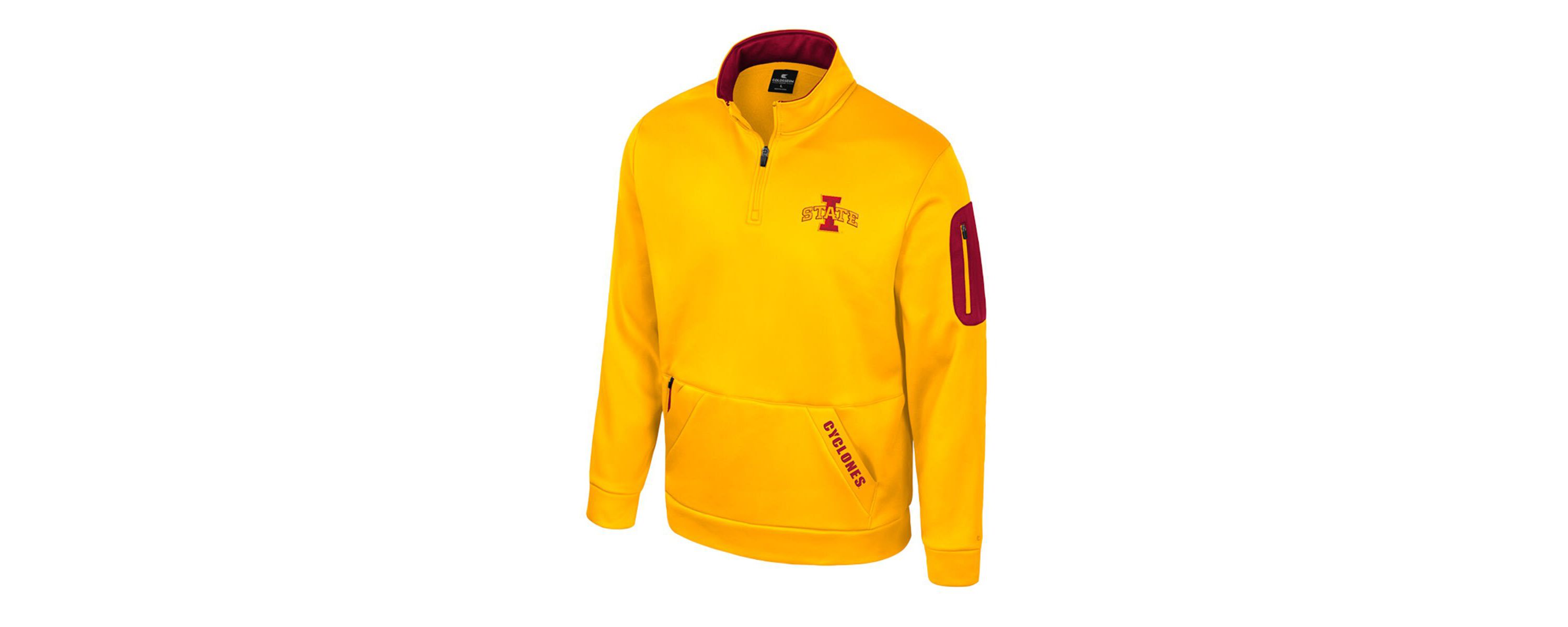 NCAA Iowa State Cyclones Mainframe Quarter-Zip Fleece Jacket