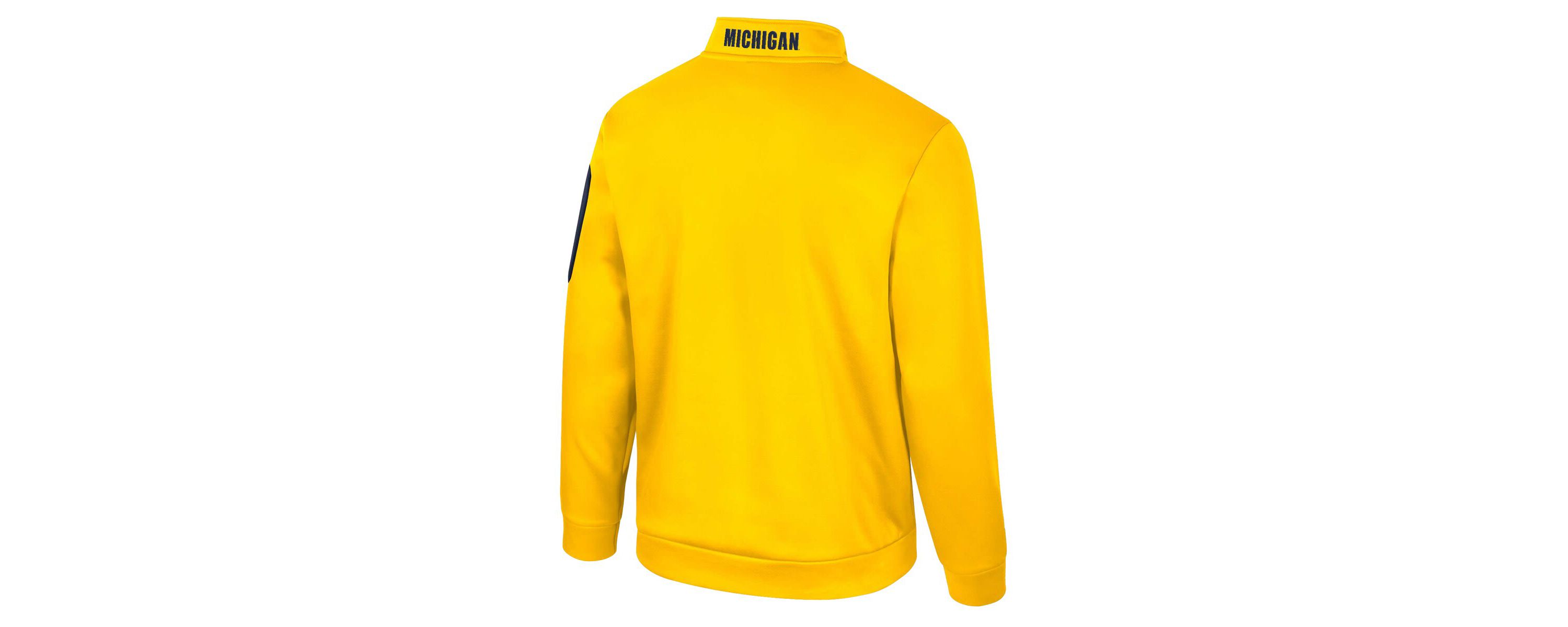 NCAA Michigan Wolverines Mainframe Quarter-Zip Fleece Jacket