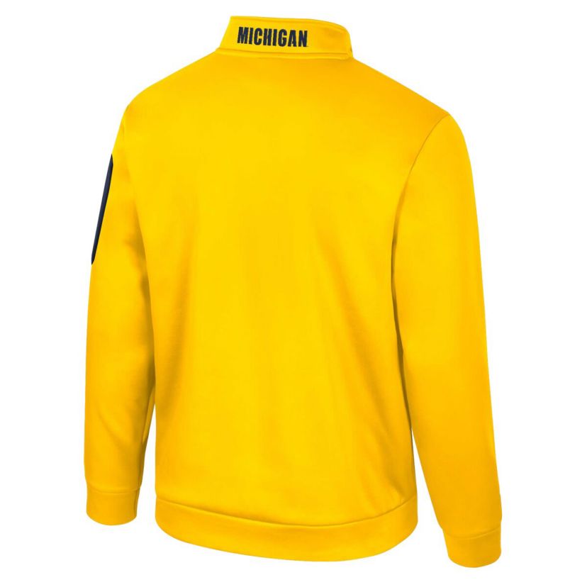 NCAA Michigan Wolverines Mainframe Quarter-Zip Fleece Jacket