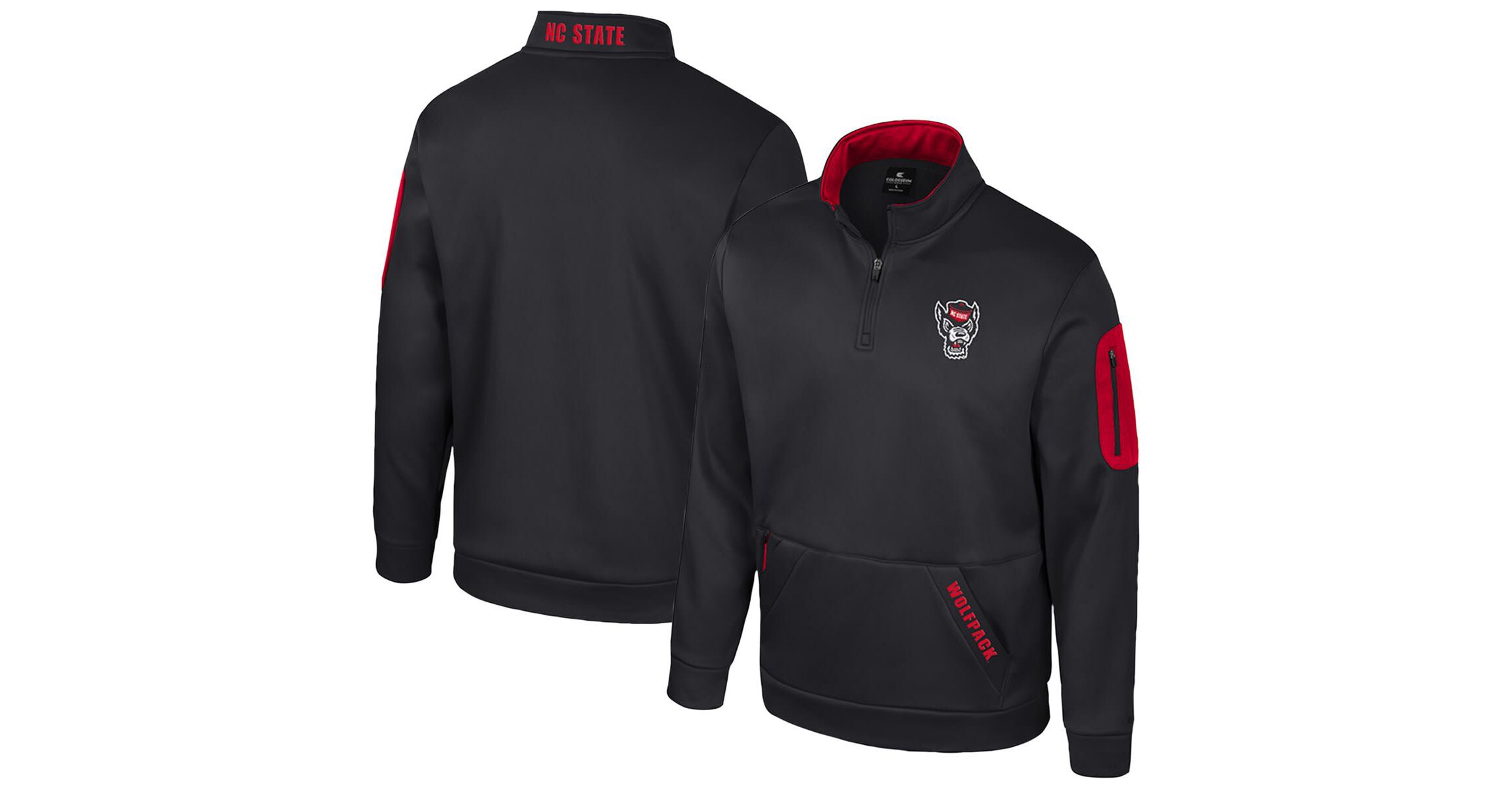 NCAA NC State Wolfpack Mainframe Quarter-Zip Fleece Jacket