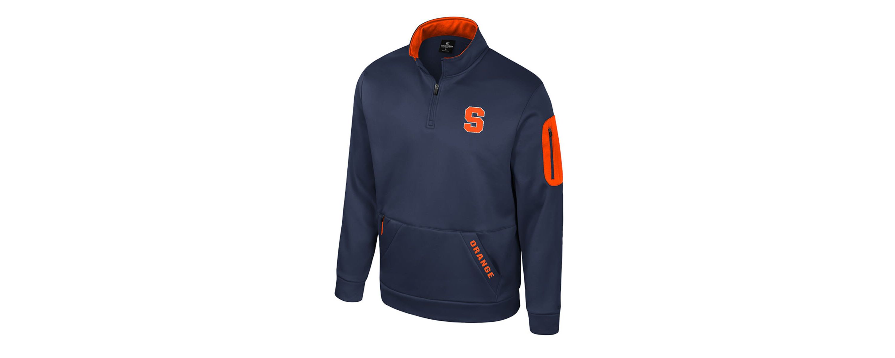 Syracuse Orange NCAA Syracuse Mainframe Quarter-Zip Fleece Jacket