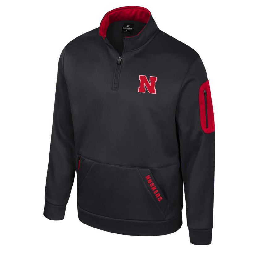 NCAA Nebraska Huskers Mainframe Quarter-Zip Fleece Jacket