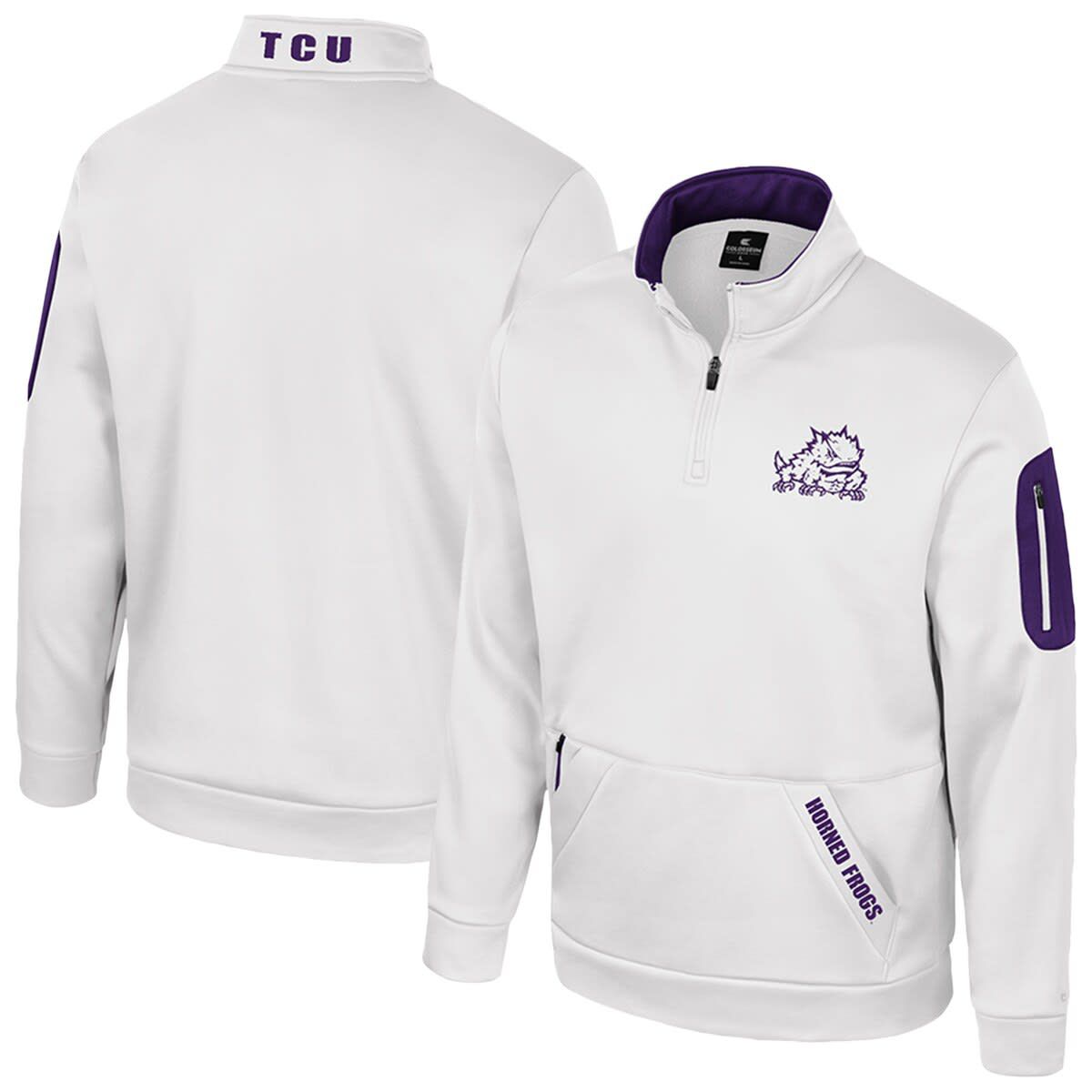 NCAA TCU Horned Frogs Mainframe Quarter-Zip Fleece Jacket