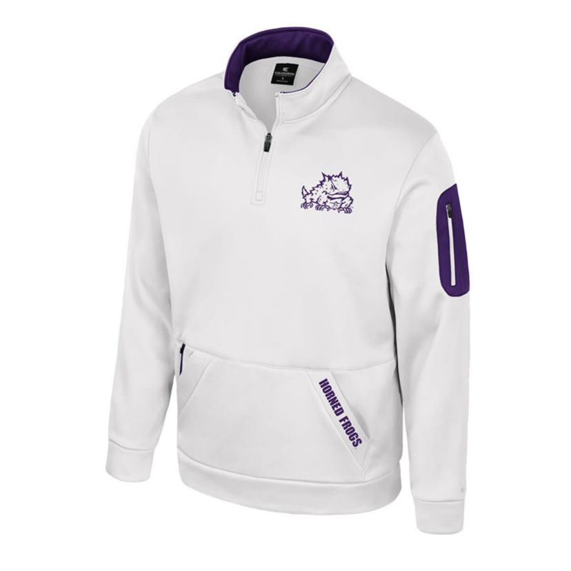 NCAA TCU Horned Frogs Mainframe Quarter-Zip Fleece Jacket