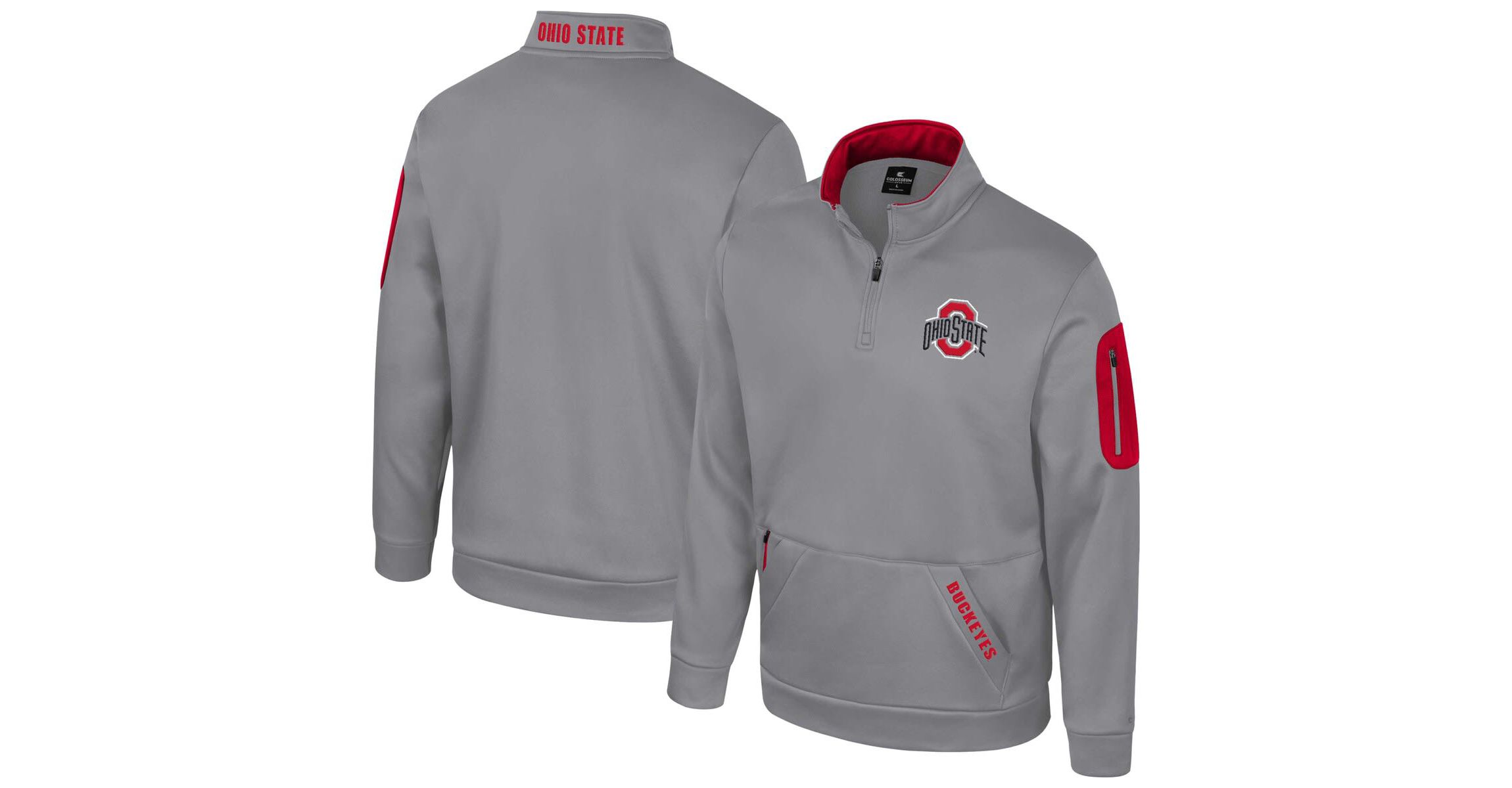 NCAA Ohio State Buckeyes Mainframe Quarter-Zip Fleece Jacket