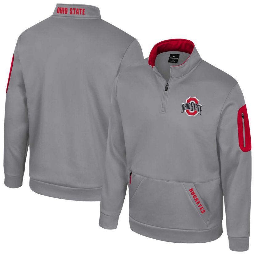 NCAA Ohio State Buckeyes Mainframe Quarter-Zip Fleece Jacket