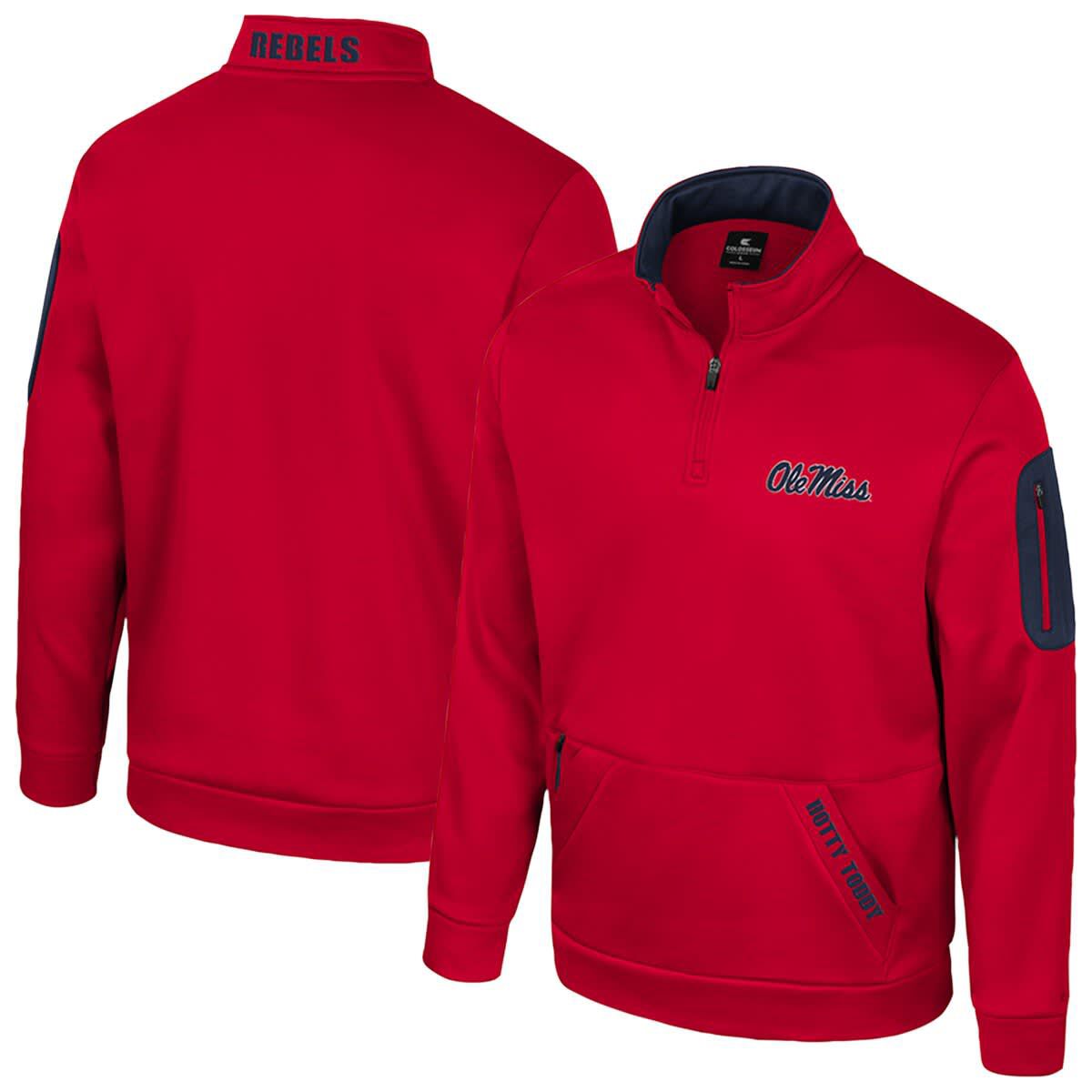 NCAA Ole Miss Rebels Mainframe Quarter-Zip Fleece Jacket