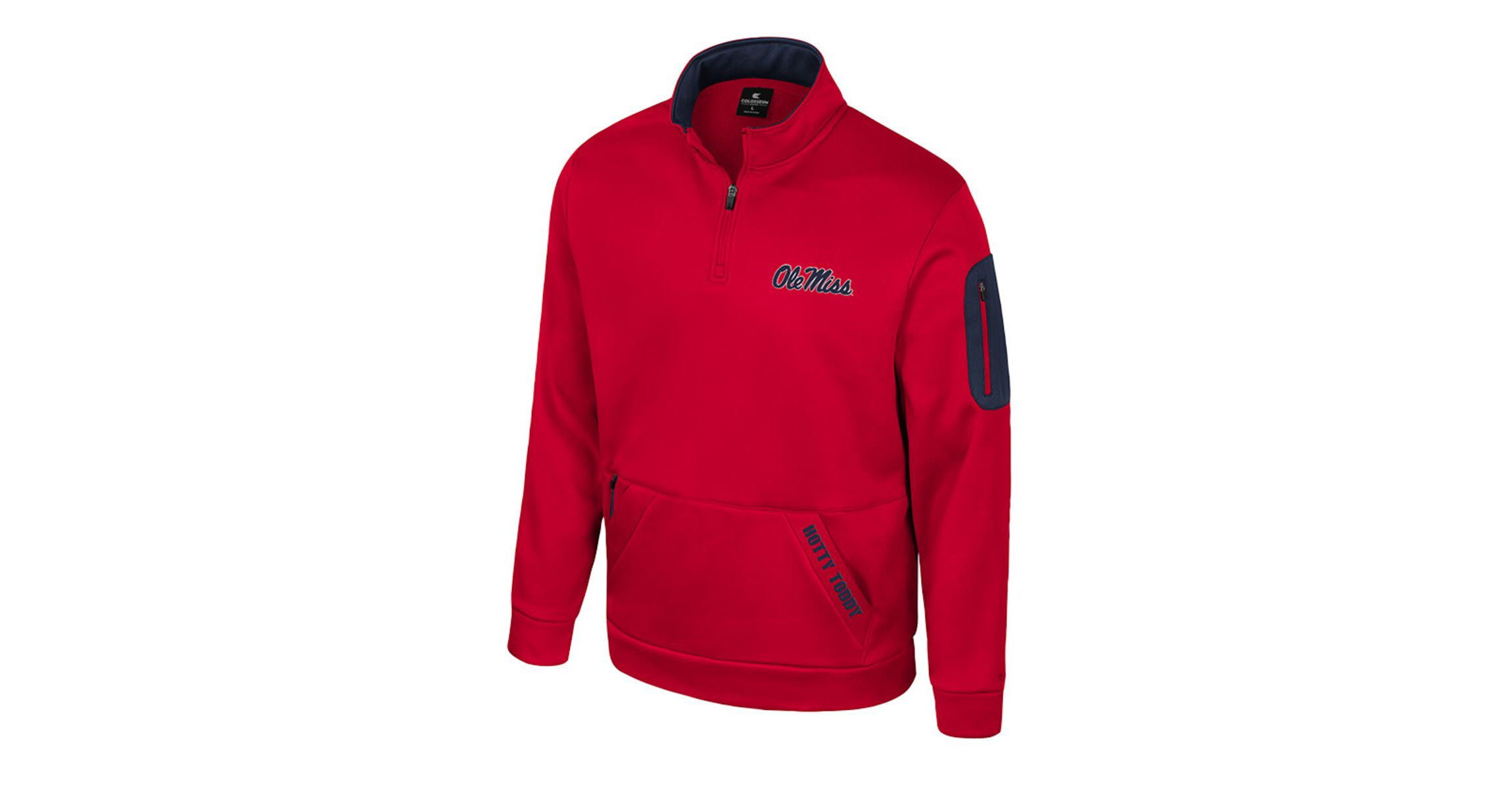 NCAA Ole Miss Rebels Mainframe Quarter-Zip Fleece Jacket