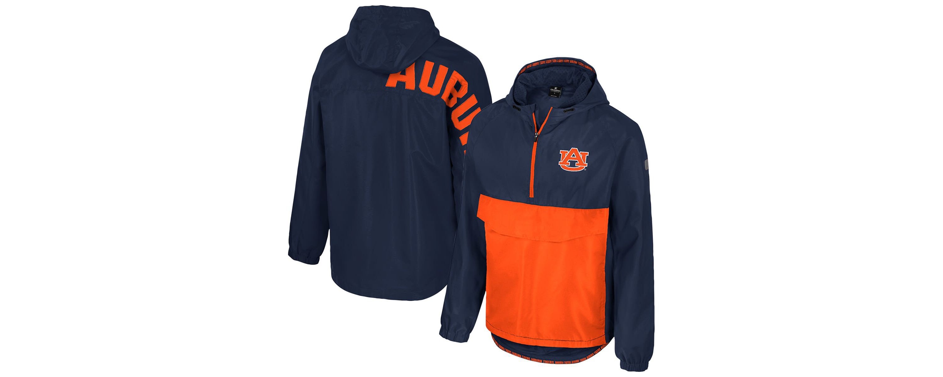 NCAA Auburn Tigers Reloaded Anorak Half-Zip Jacket