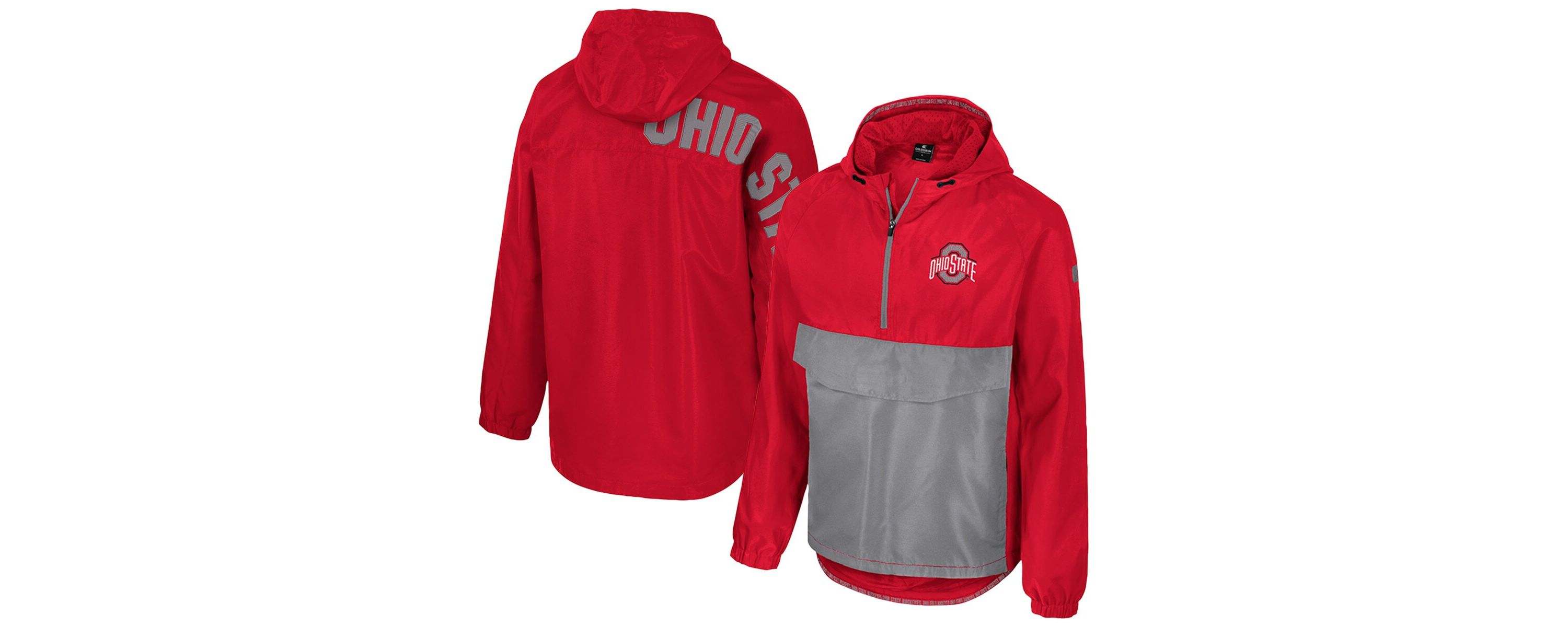NCAA Ohio State Buckeyes Reloaded Anorak Half-Zip Jacket