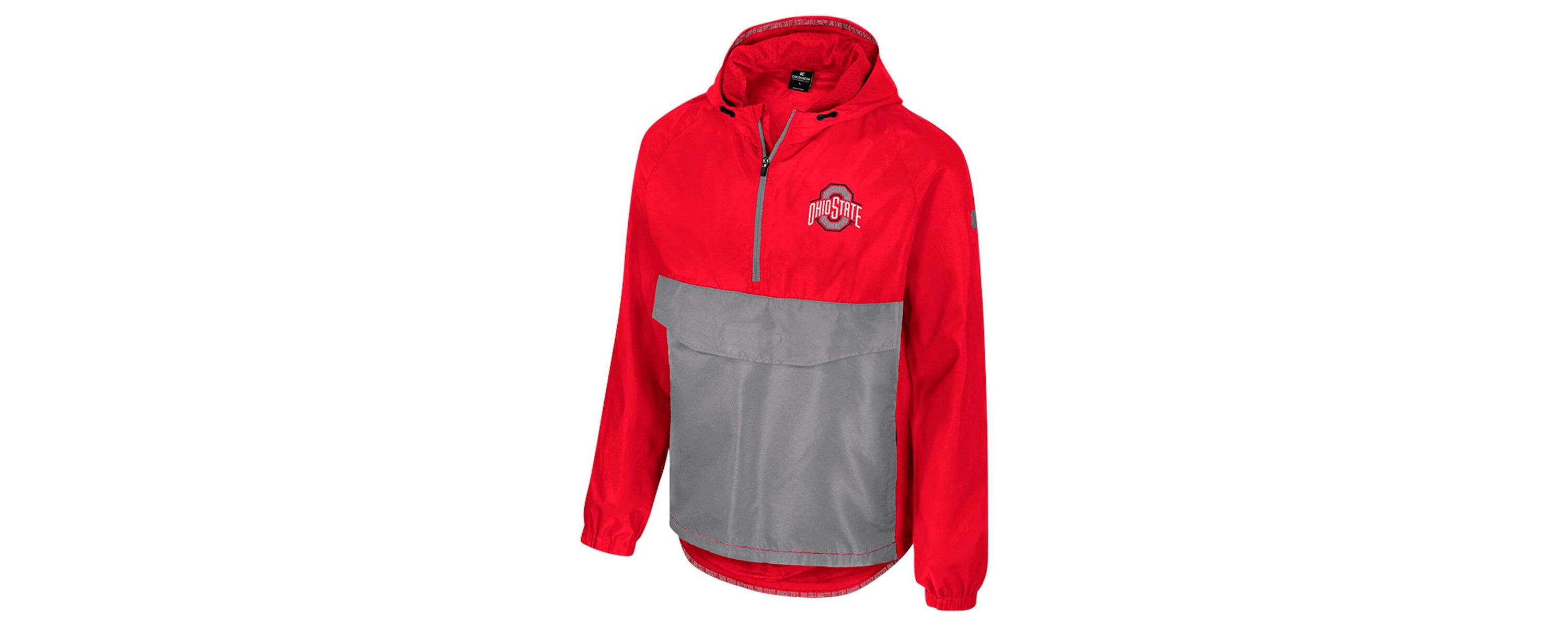 NCAA Ohio State Buckeyes Reloaded Anorak Half-Zip Jacket