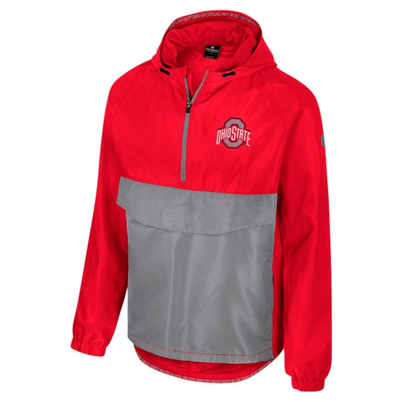 NCAA Ohio State Buckeyes Reloaded Anorak Half-Zip Jacket