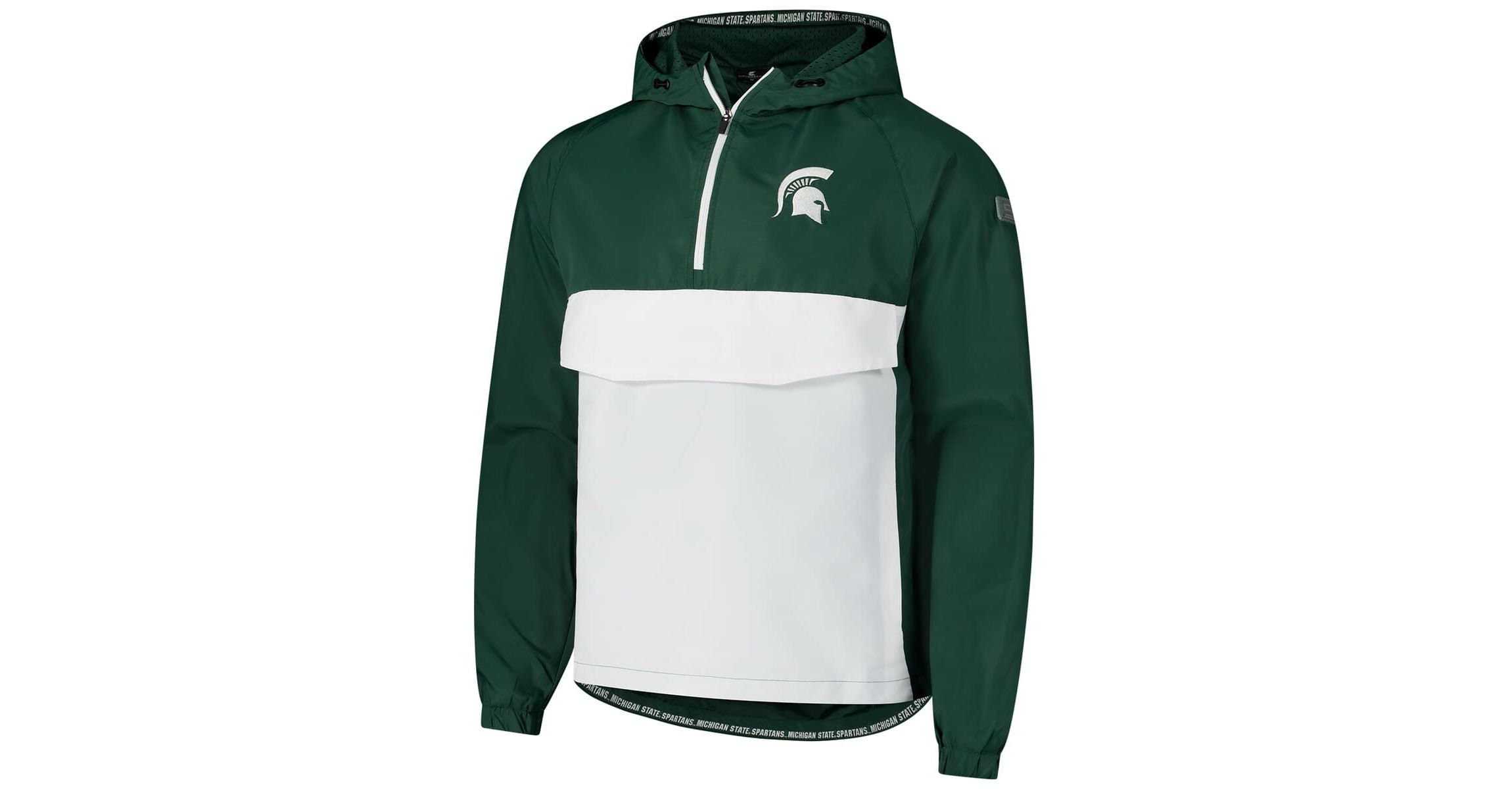NCAA Michigan State Spartans Reloaded Anorak Half-Zip Jacket