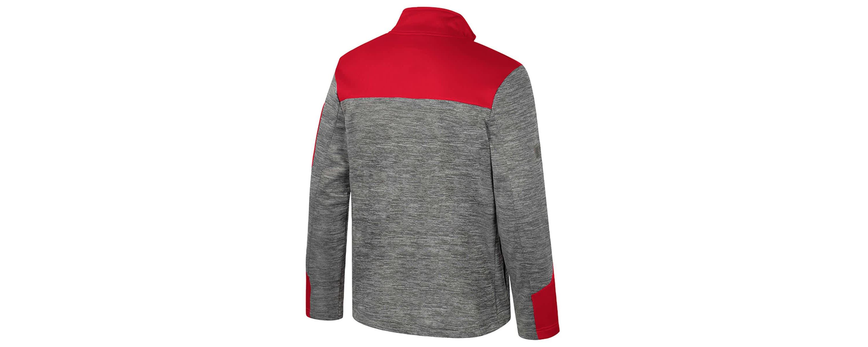 NCAA Gray/Scarlet Ohio State Buckeyes Guard Full-Zip Jacket