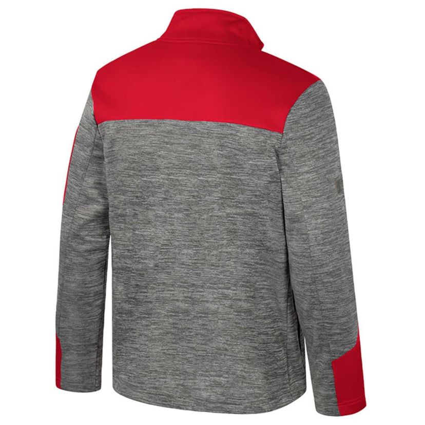 NCAA Gray/Scarlet Ohio State Buckeyes Guard Full-Zip Jacket