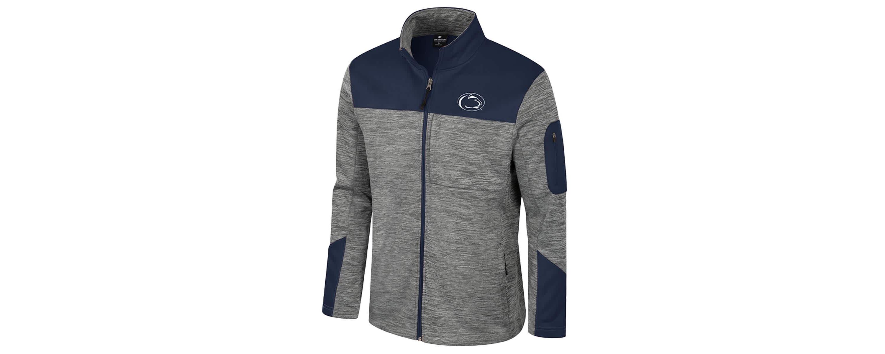 NCAA Gray/Navy Penn State Nittany Lions Guard Full-Zip Jacket