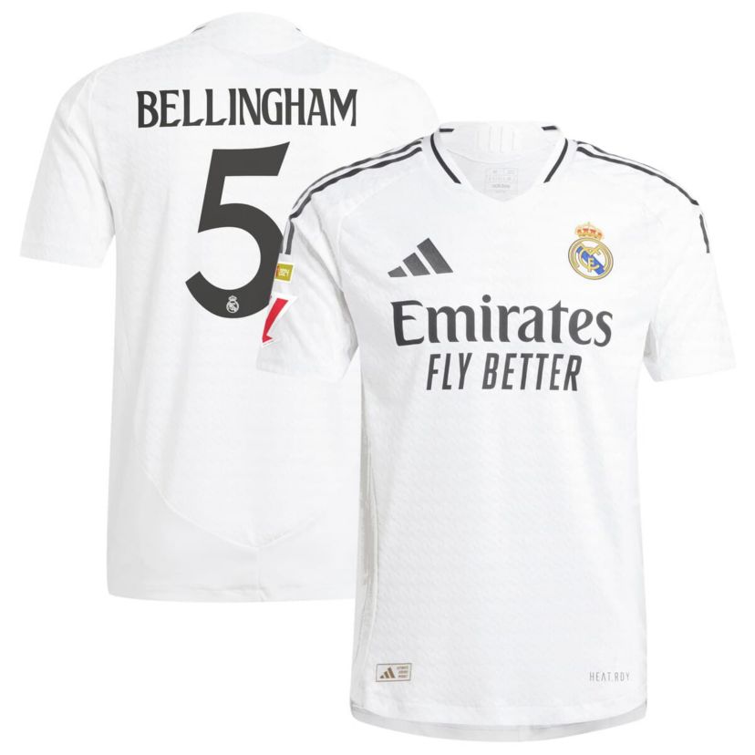International Clubs Jude Bellingham Real Madrid 2024/25 Home Authentic Player Jersey