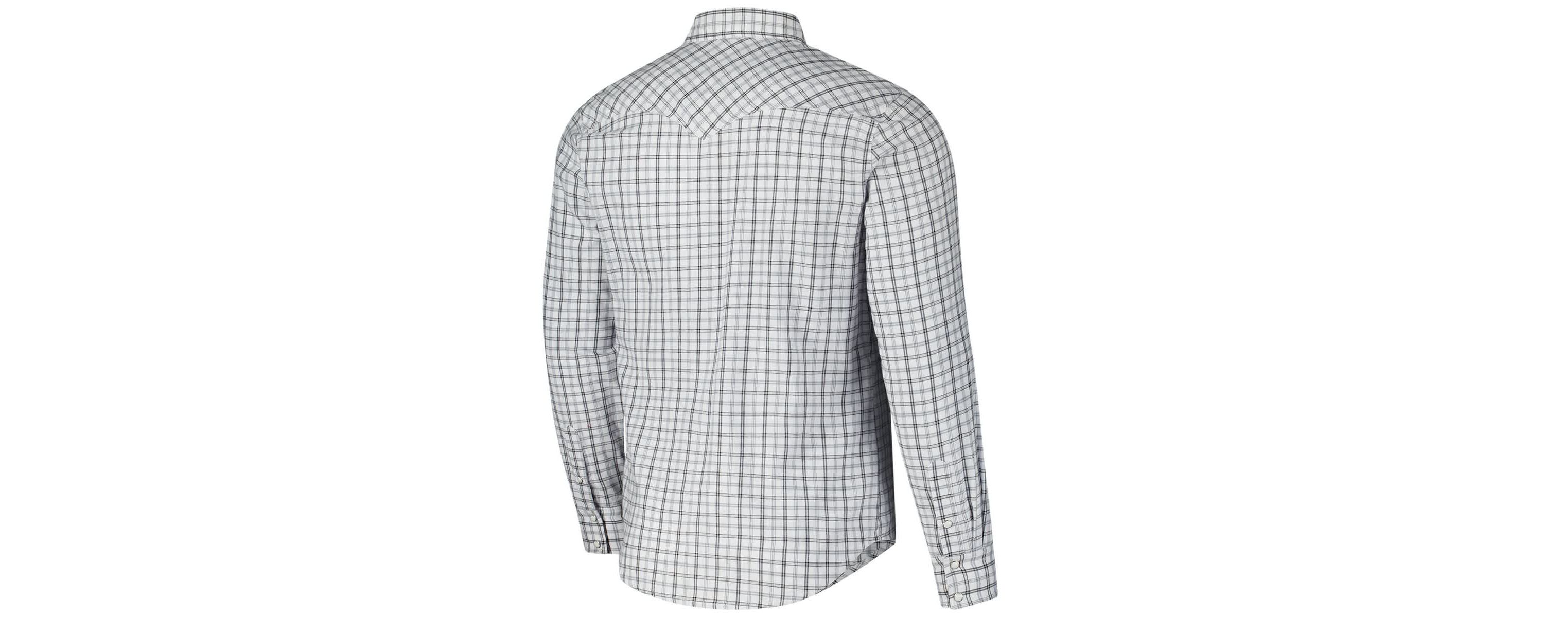 NCAA x Wrangler Tennessee Volunteers Plaid Window Pane Long Sleeve Full-Snap Shirt