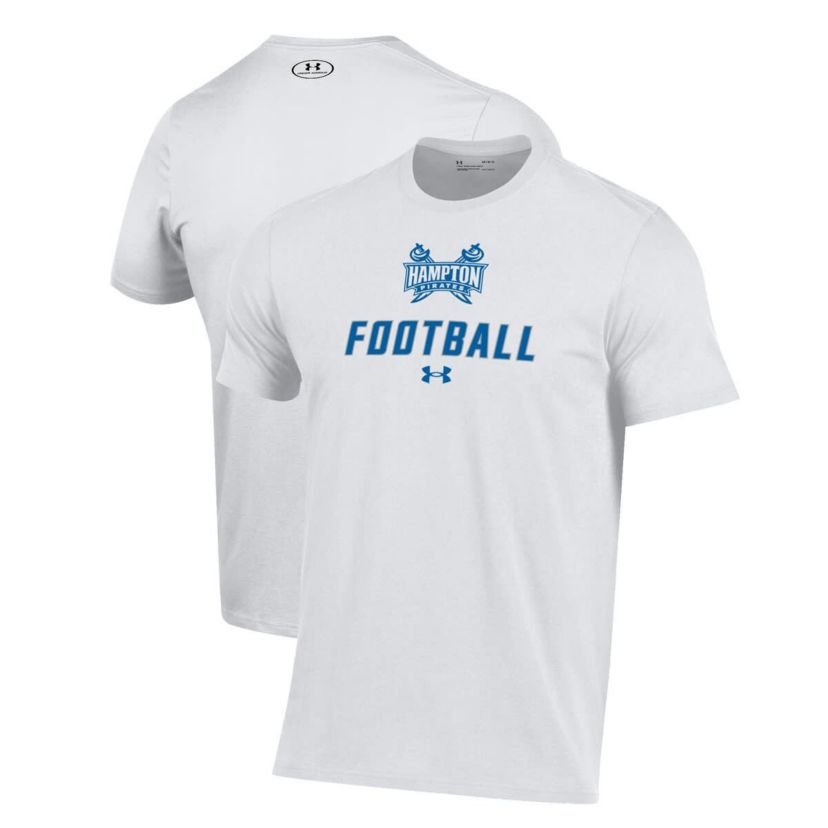 NCAA Under Armour Hampton Pirates Football Performance T-Shirt