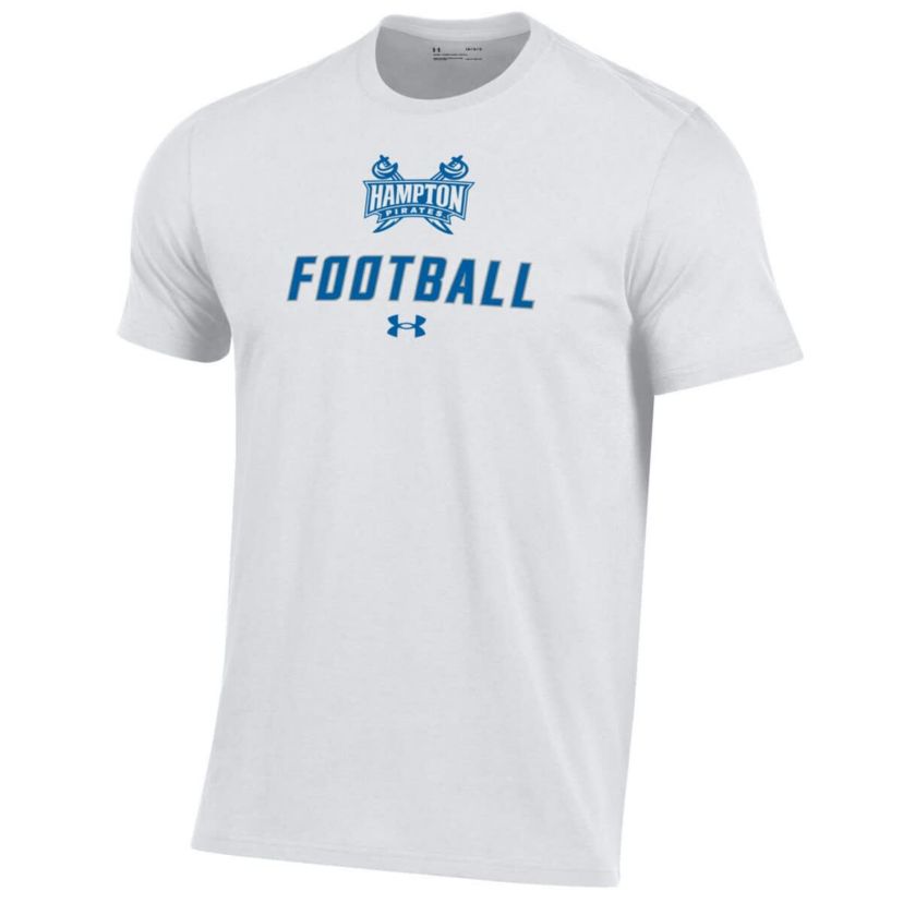NCAA Under Armour Hampton Pirates Football Performance T-Shirt