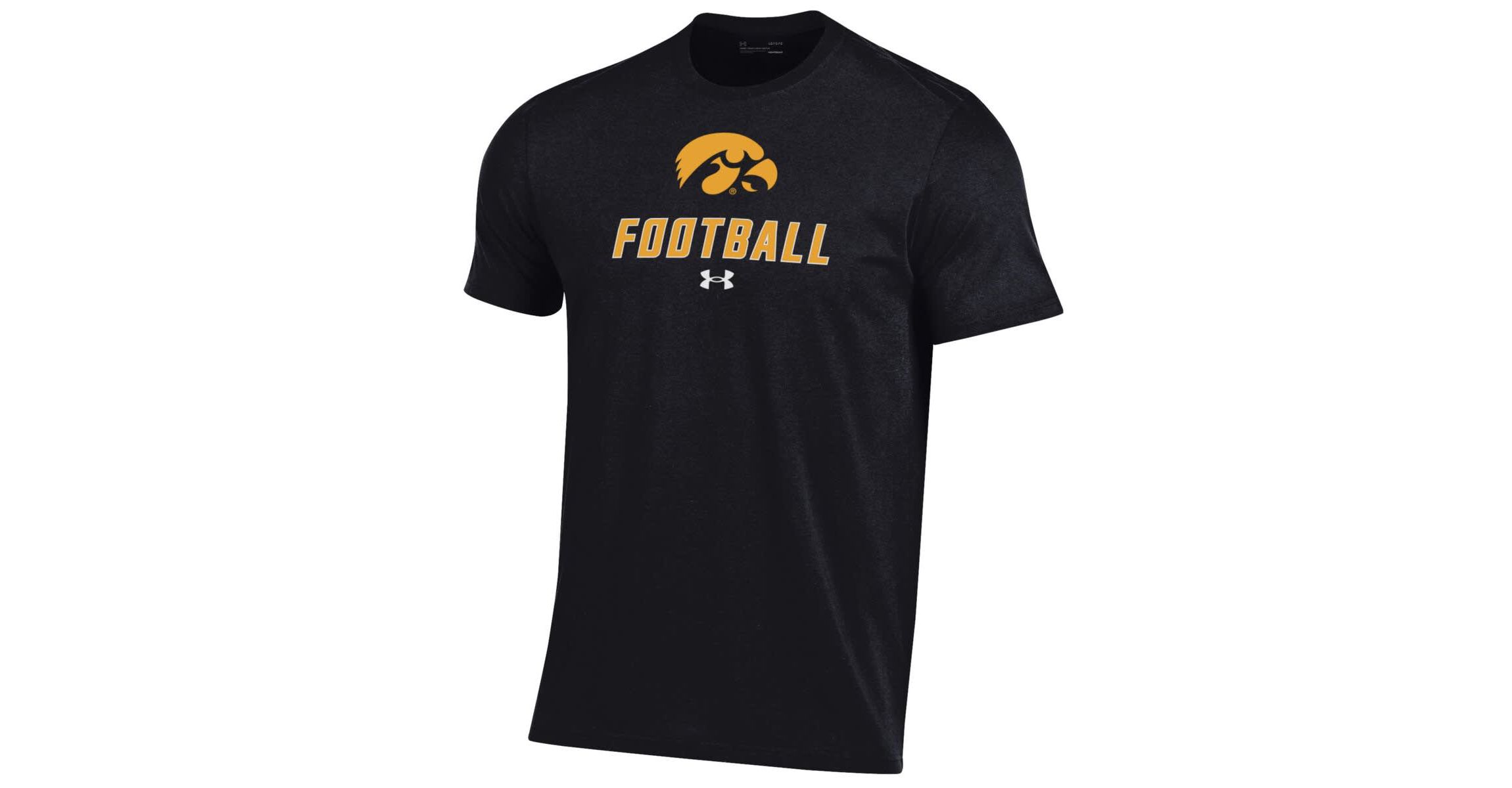 NCAA Under Armour Iowa Hawkeyes Football Performance T-Shirt