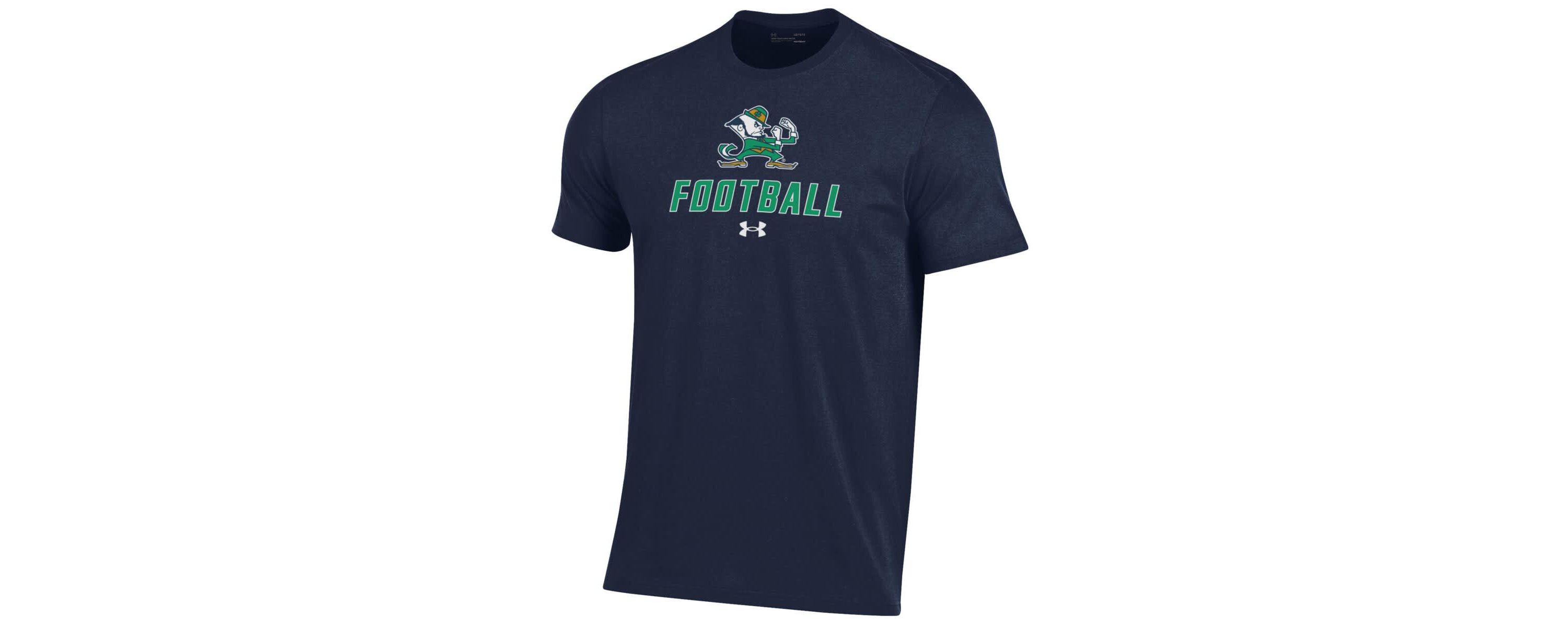 NCAA Under Armour Notre Dame Fighting Irish Football Performance T-Shirt