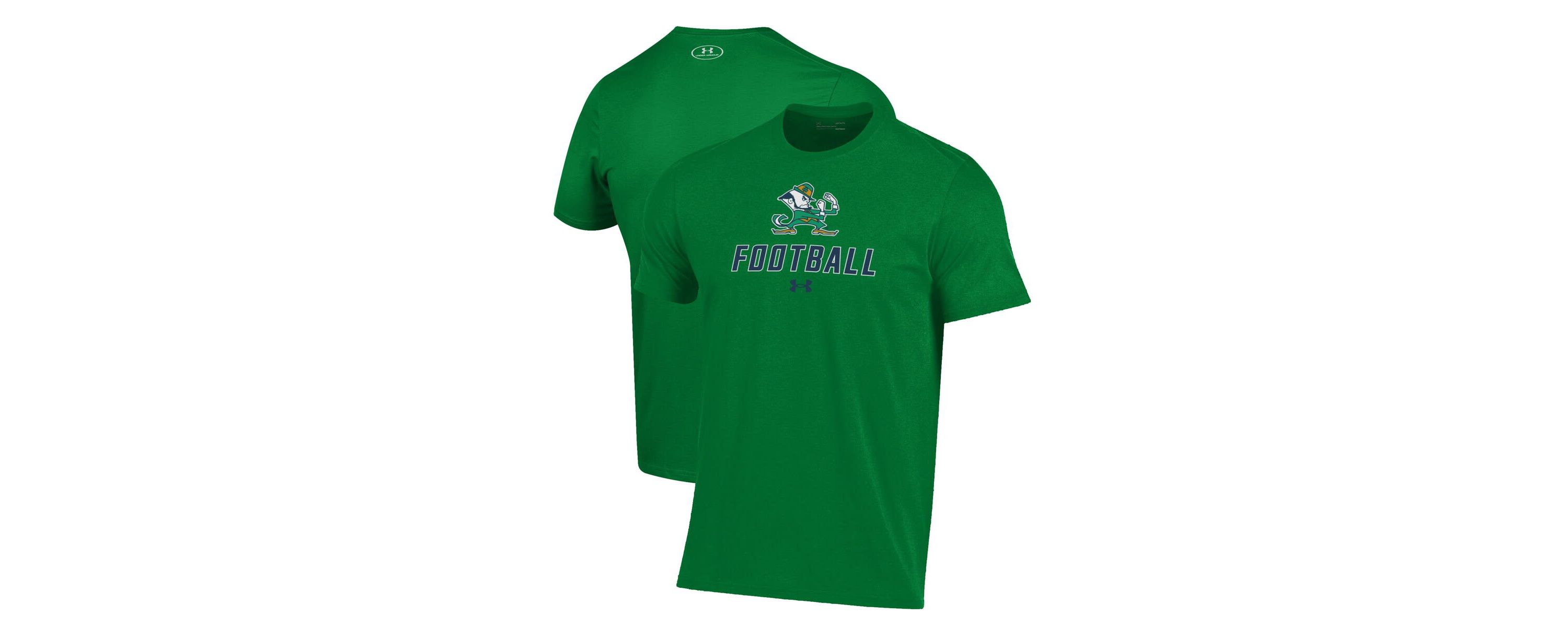 NCAA Under Armour Notre Dame Fighting Irish Football Performance T-Shirt